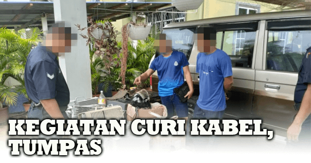 Kegiatan Curi Kabel, Tumpas Di Tangan Polis Tawau