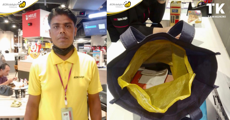 Jumpa wang tunai RM18,000 di dalam troli
