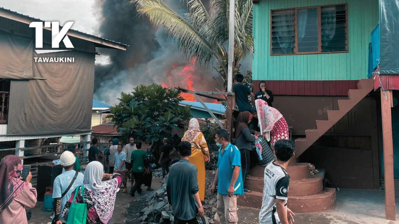 45 Buah Rumah Musnah Dalam Kebakaran Di Kampung Logpond Tanjung Batu Laut