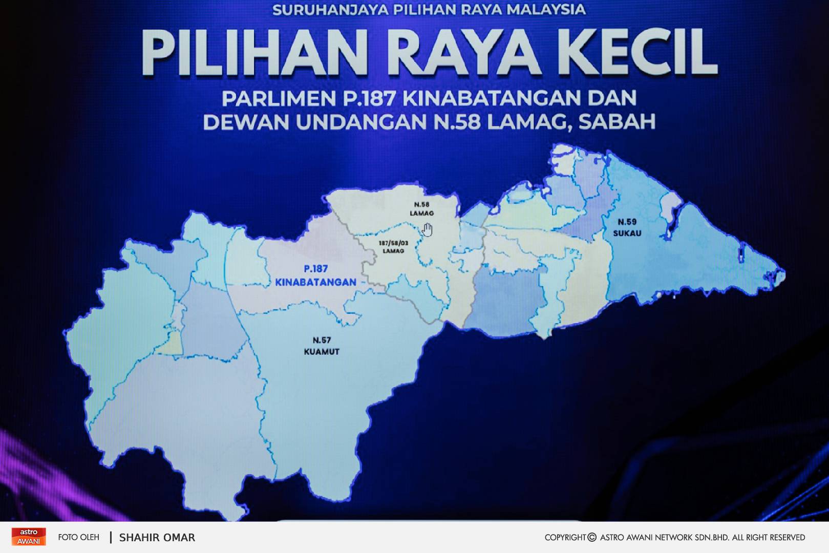 PRK Parlimen Kinabatangan dan DUN Lamag Ditetapkan 24 Januari 2026