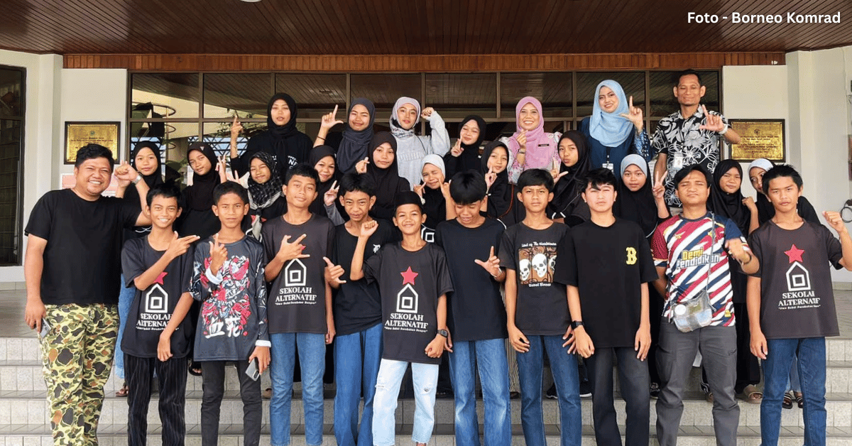 Meriah! Perpustakaan Tawau terima kunjungan pelajar Sekolah Alternatif