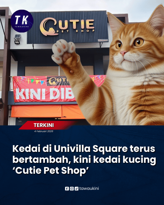 Keperluan kucing kini lebih mudah, Cutie Pet Shop dibuka di Uni Sentral Tawau