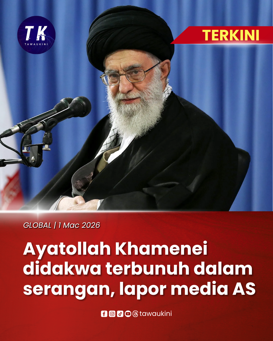 Ayatollah Khamenei didakwa terbunuh dalam serangan, lapor media AS