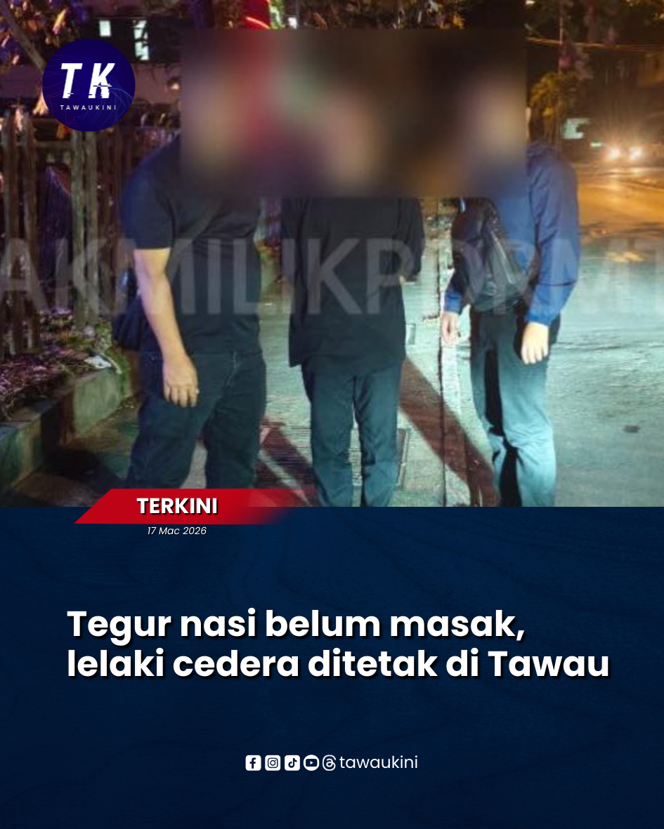 Tegur nasi belum masak, lelaki cedera ditetak di Tawau