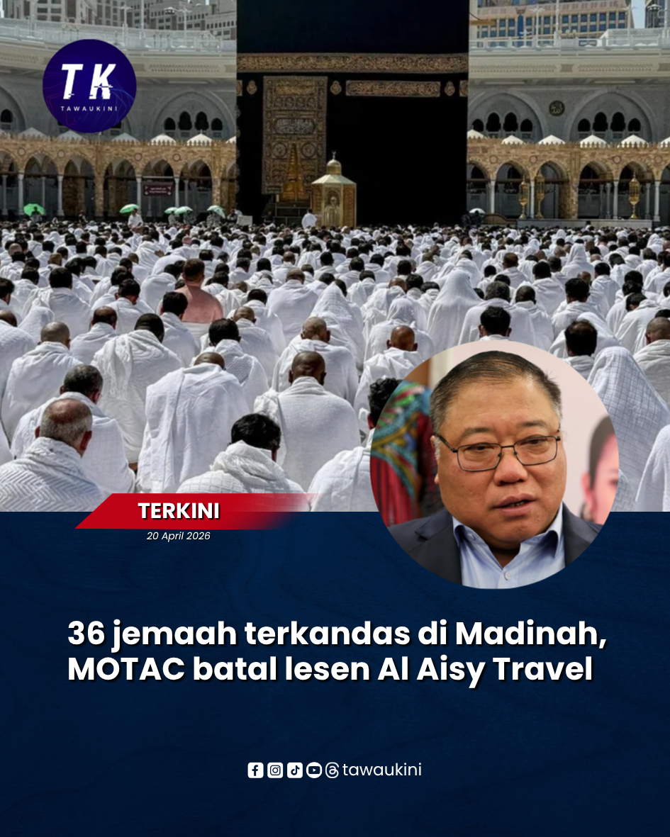 36 jemaah terkandas di Madinah, MOTAC batal lesen Al Aisy Travel