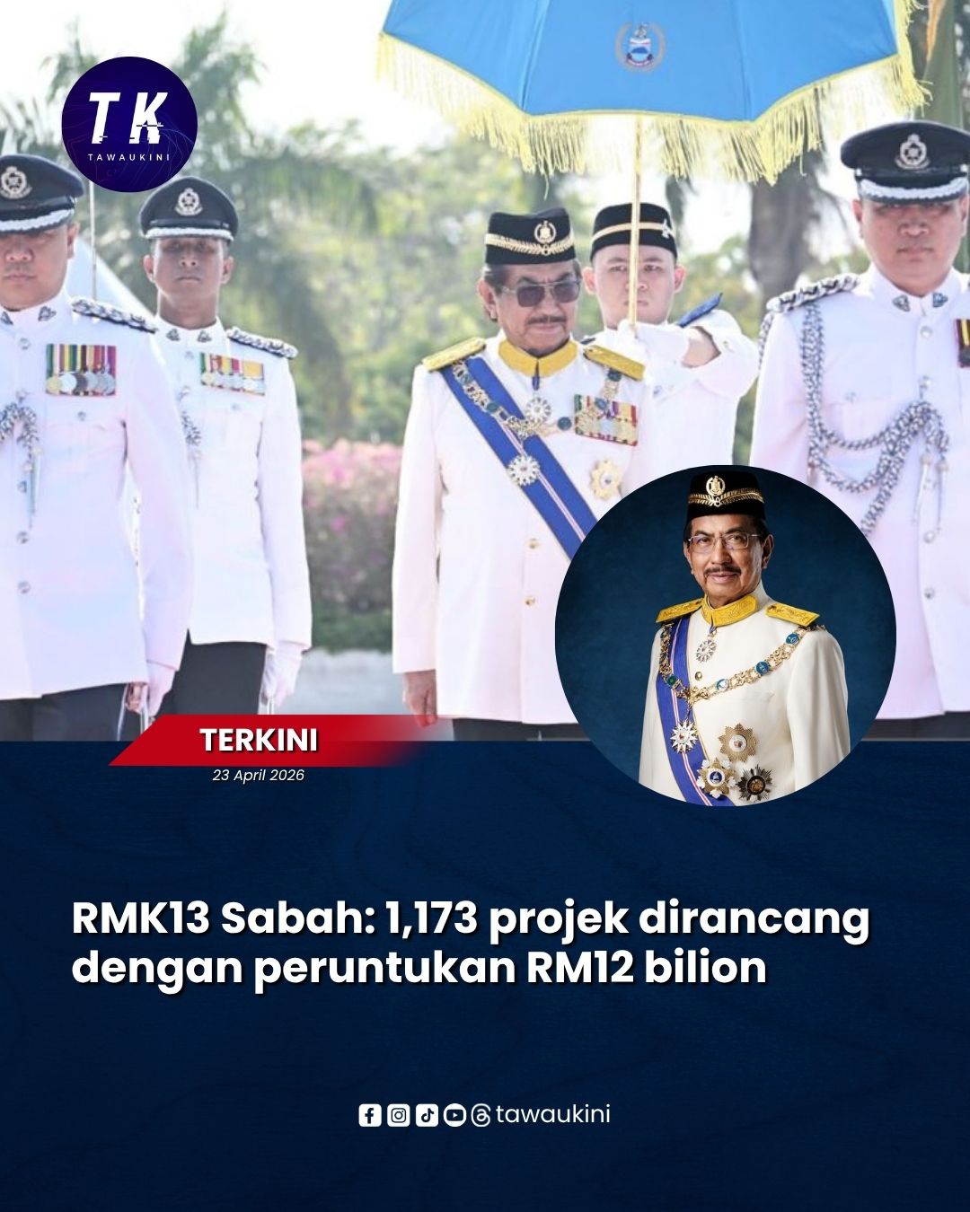RMK13 Sabah: 1,173 projek dirancang dengan peruntukan RM12 bilion