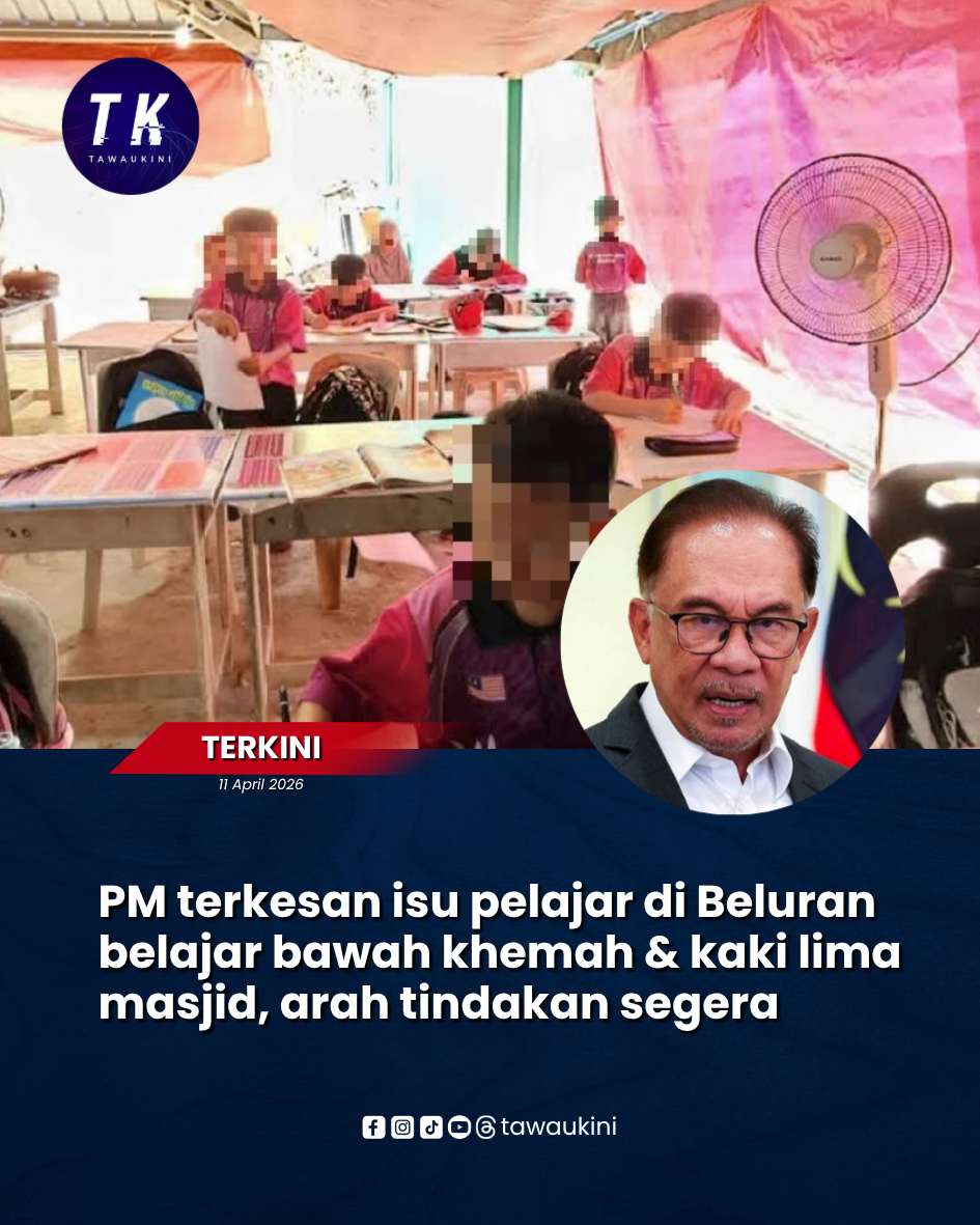 PM terkesan isu pelajar di Beluran belajar bawah khemah & kaki lima masjid, arah tindakan segera