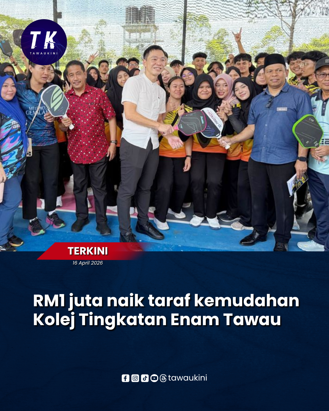 RM1 juta naik taraf kemudahan Kolej Tingkatan Enam Tawau
