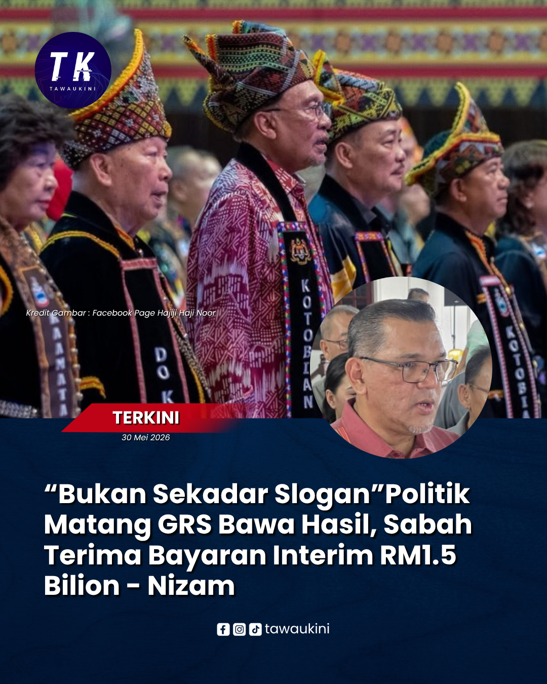 Bayaran Interim RM1.5 Bilion Bukti Rundingan GRS Bawa Hasil Kepada Sabah – Nizam