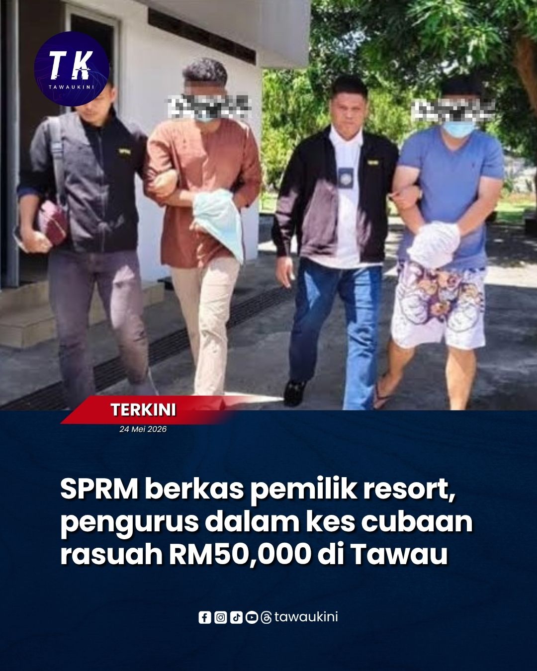 SPRM berkas pemilik resort, pengurus dalam kes cubaan rasuah RM50,000 di Tawau