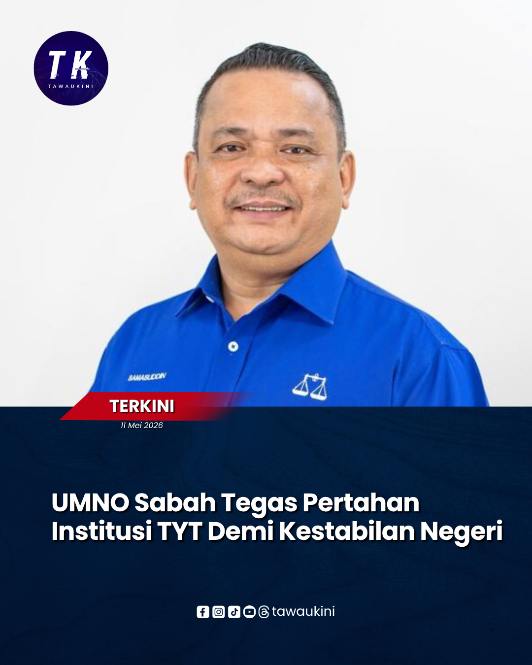 UMNO Sabah Tegas Pertahan Institusi TYT Demi Kestabilan Negeri