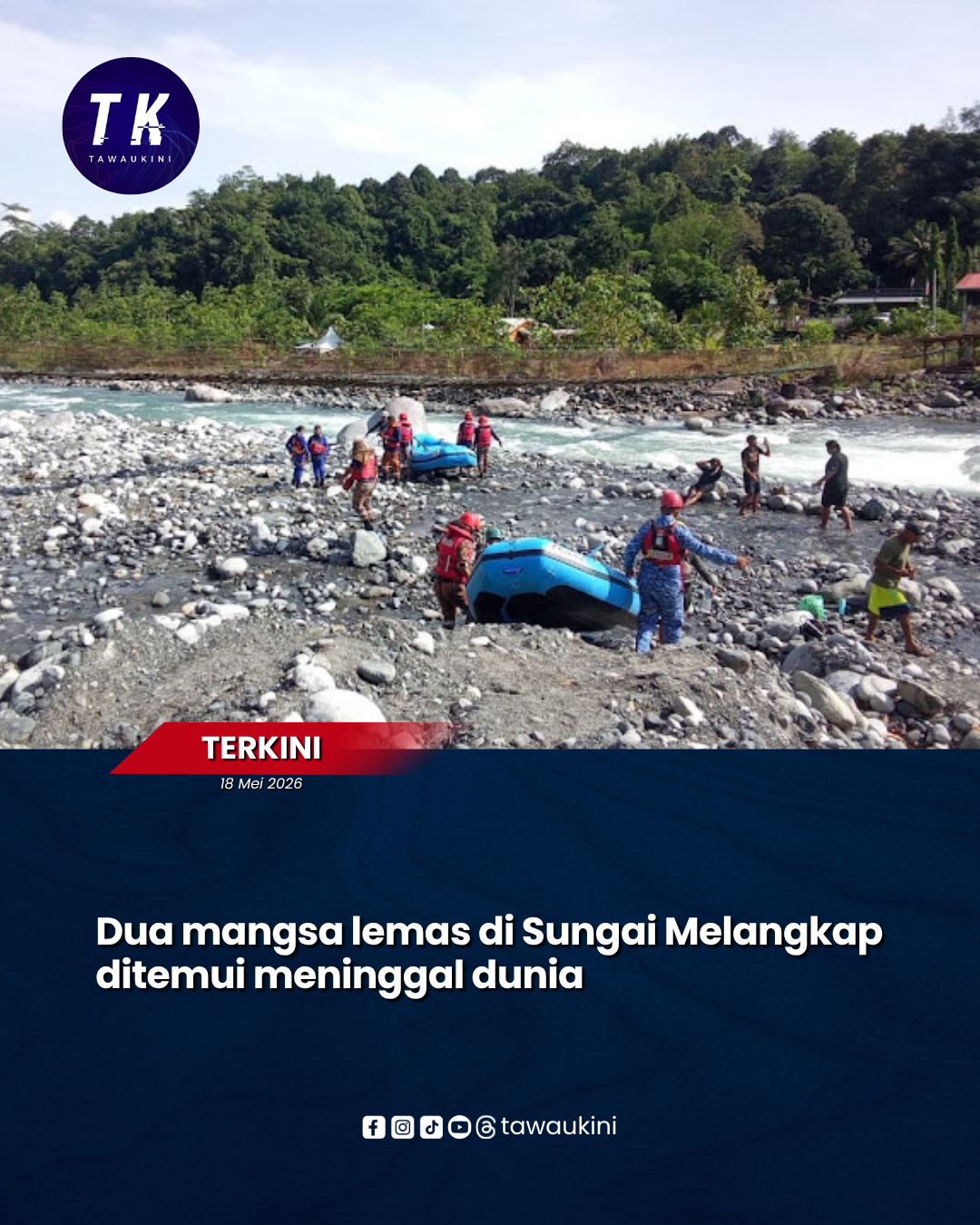 dua mangsa lemas