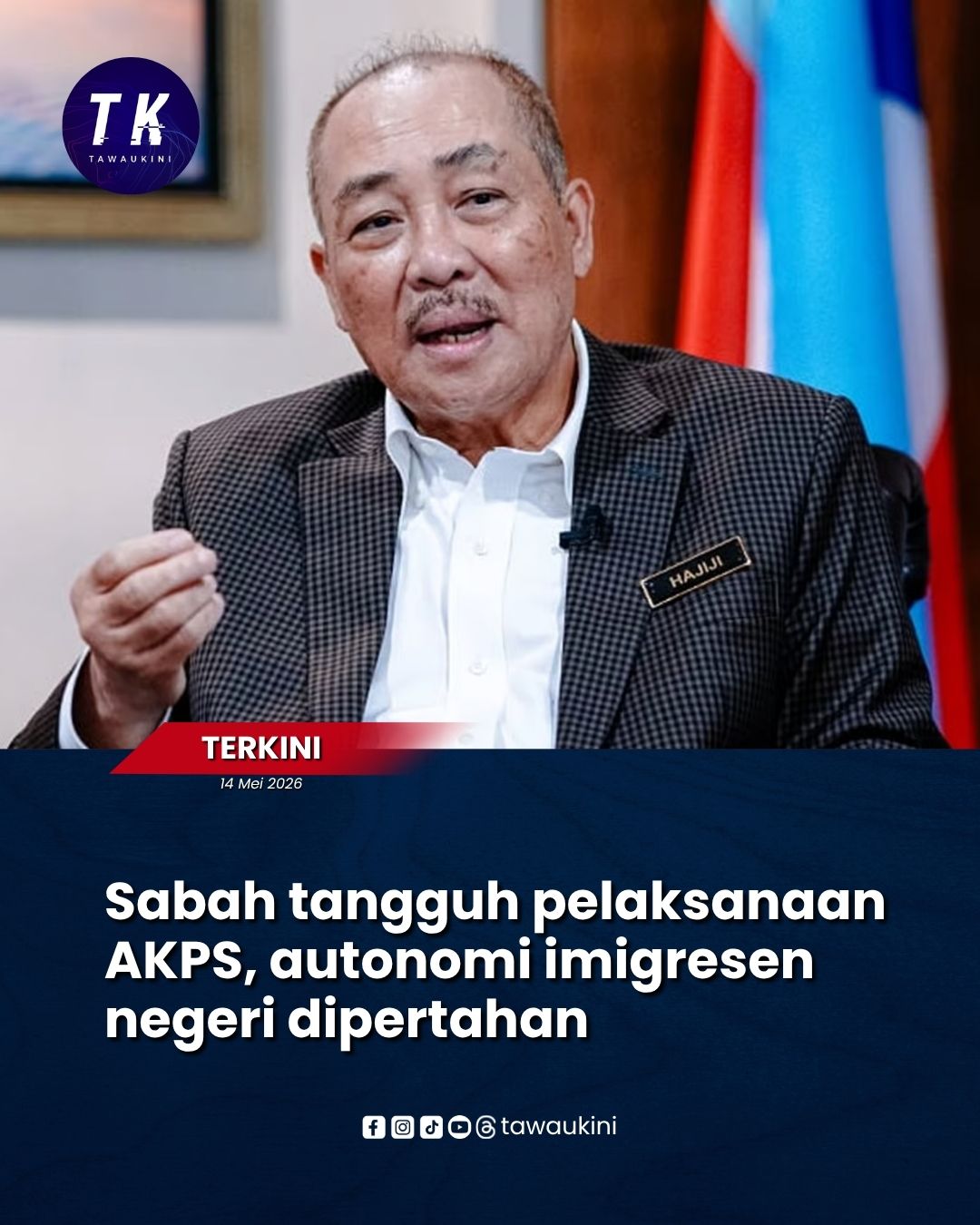 Sabah tangguh pelaksanaan AKPS, autonomi imigresen negeri dipertahan