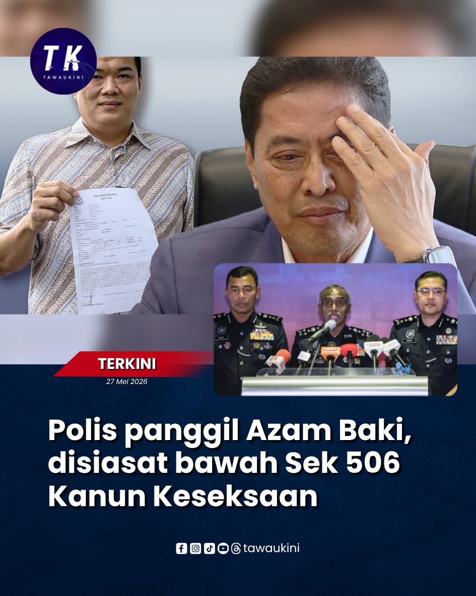 Polis panggil Azam Baki, disiasat bawah Sek 506 Kanun Keseksaan