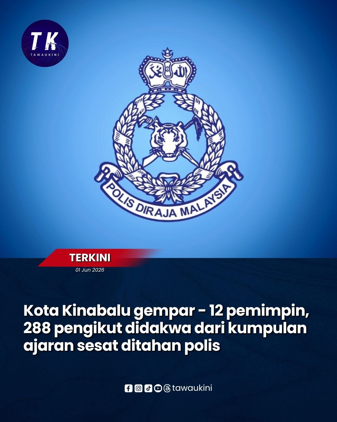 Kota Kinabalu gempar – 12 pemimpin, 288 pengikut didakwa dari kumpulan ajaran sesat ditahan polis