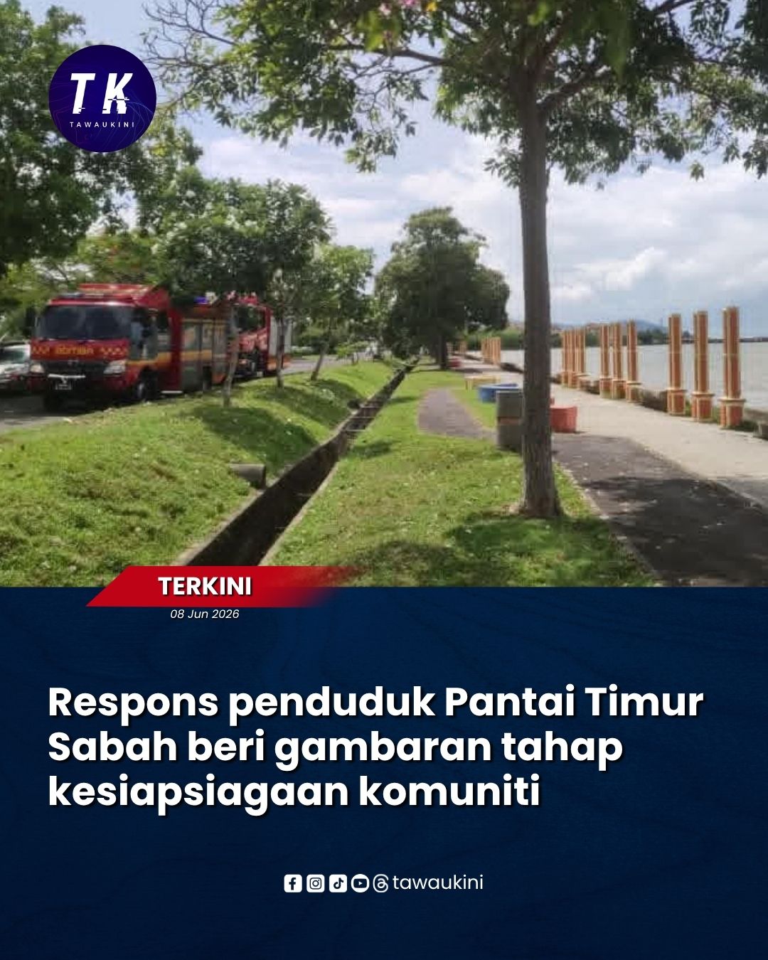 Respons penduduk Pantai Timur Sabah beri gambaran tahap kesiapsiagaan komuniti