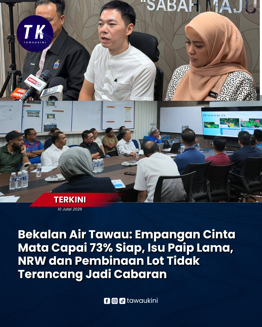 Empangan Cinta Mata Sahaja Tidak Cukup, Isu Paip Lama dan NRW Perlu Diselesaikan