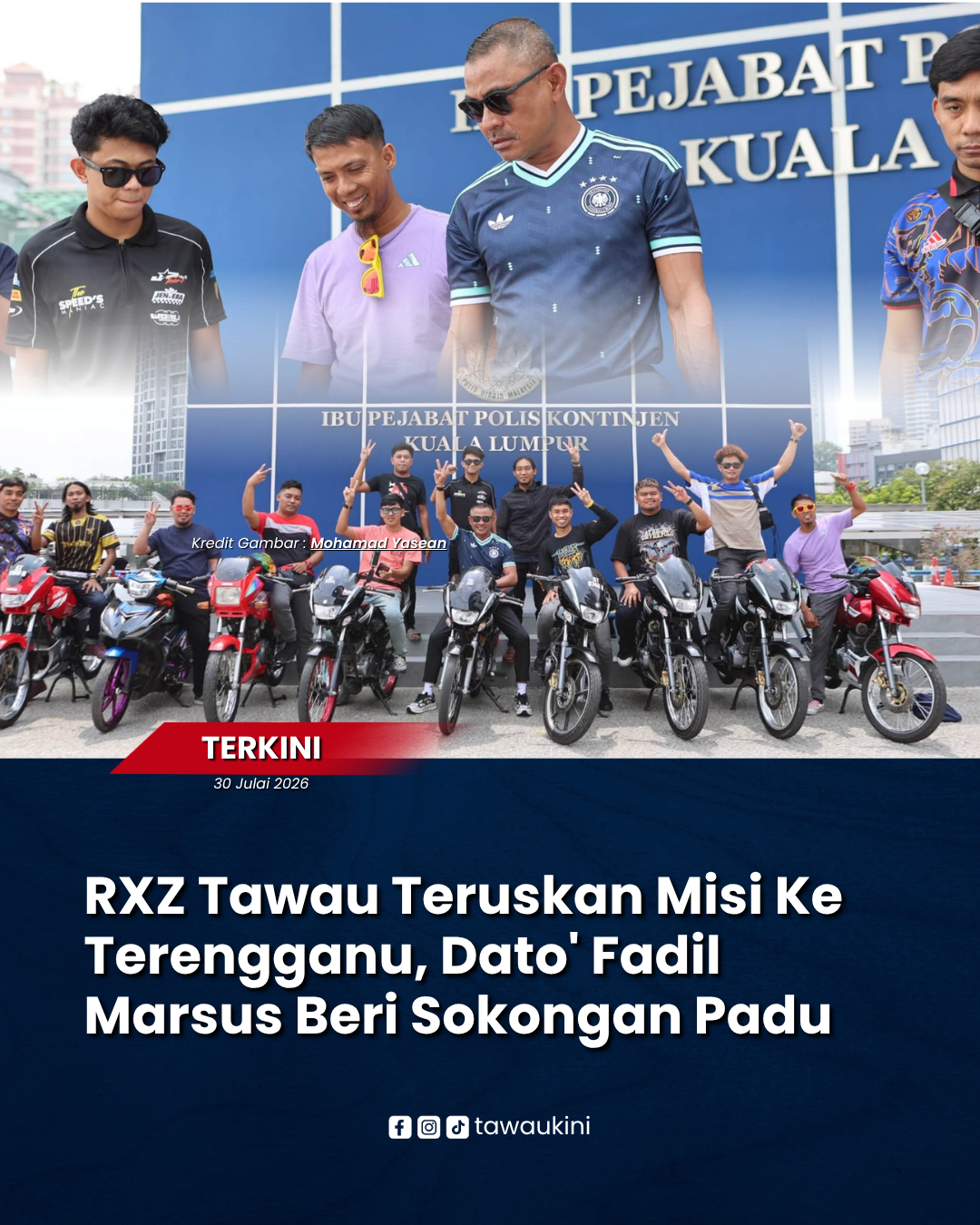 RXZ Tawau Teruskan Misi Ke Terengganu, Dato’ Fadil Marsus Beri Sokongan Padu