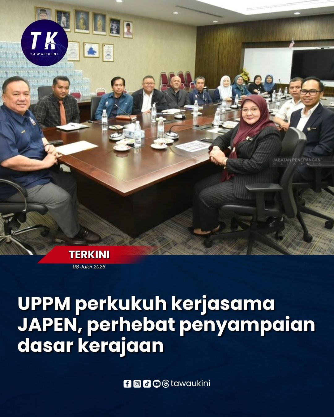 UPPM perkukuh kerjasama JAPEN, perhebat penyampaian dasar kerajaan
