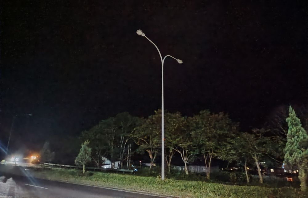 masalah lampu jalan Tawau