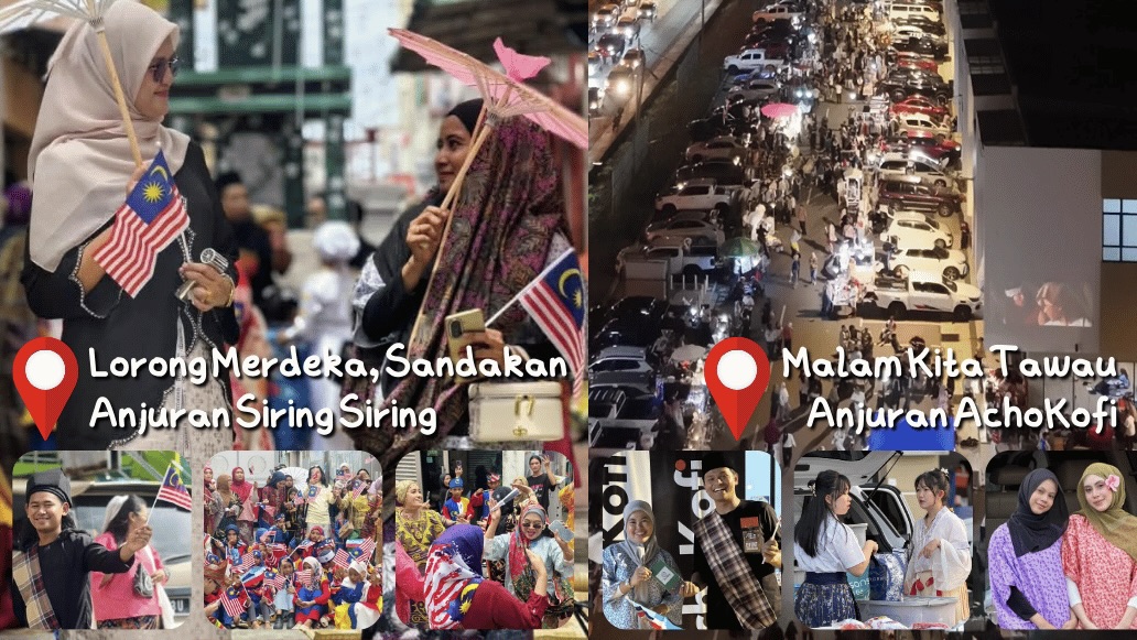 Dari ‘Malam Kita Tawau’ hingga ‘Lorong Merdeka Sandakan’, Hari Malaysia diraikan dengan warna budaya