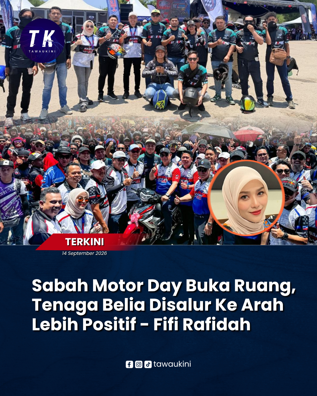 Sabah Motor Day Buka Ruang, Tenaga Belia Disalur Ke Arah Lebih Positif