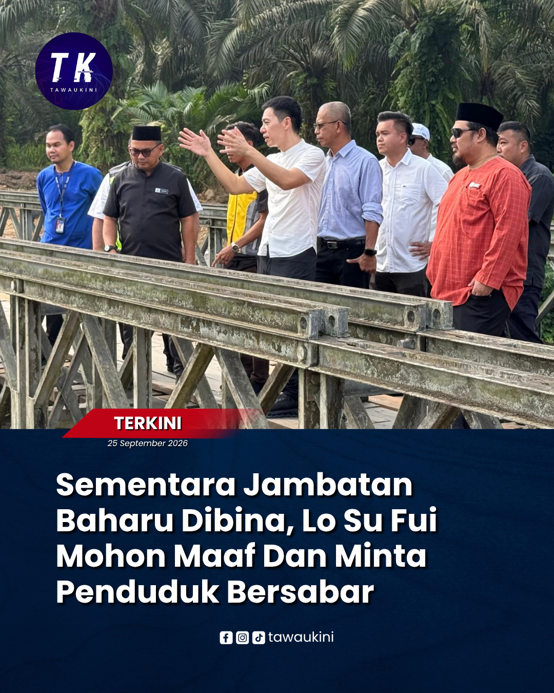 Jambatan Ranggu Tiku Baharu Dijangka Siap November 2027