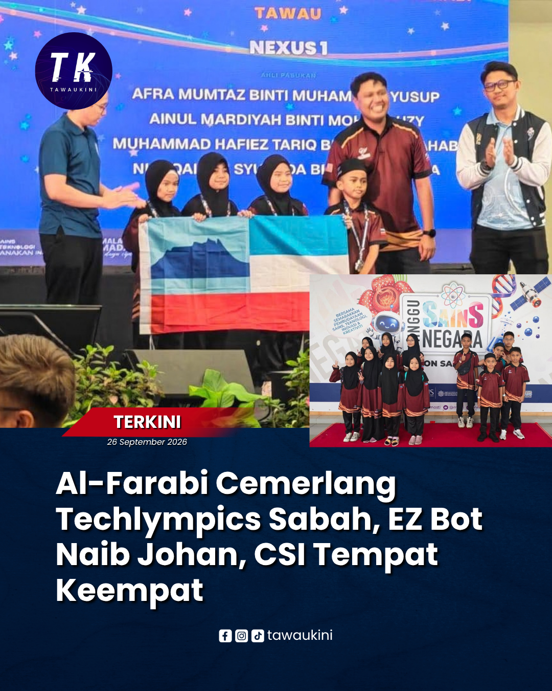 Al-Farabi Cemerlang Techlympics Sabah, EZ Bot Naib Johan, CSI Tempat Keempat