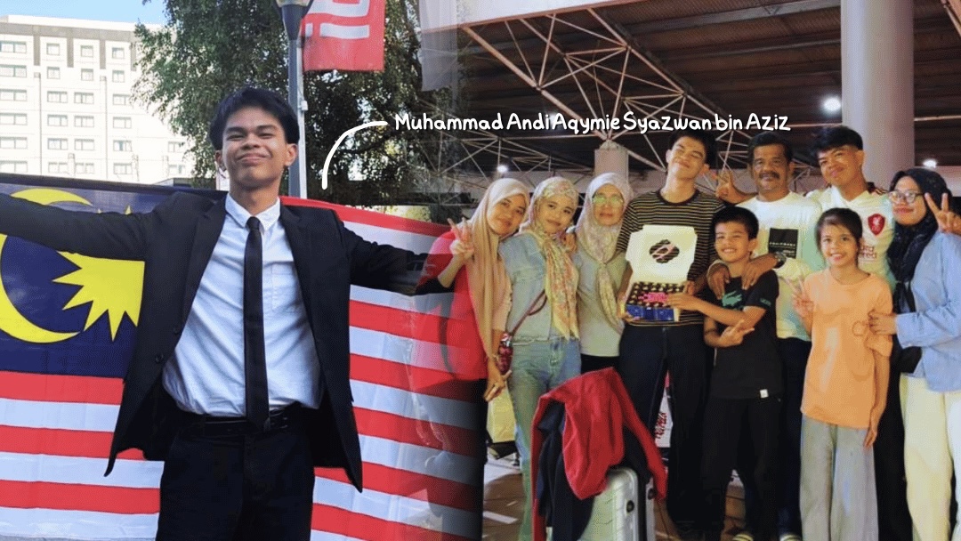 Dulu anggap pencawang elektrik di Tawau sebagai Eiffel Tower, Andi Aqymie kini lanjut pengajian Perniagaan Antarabangsa di Perancis
