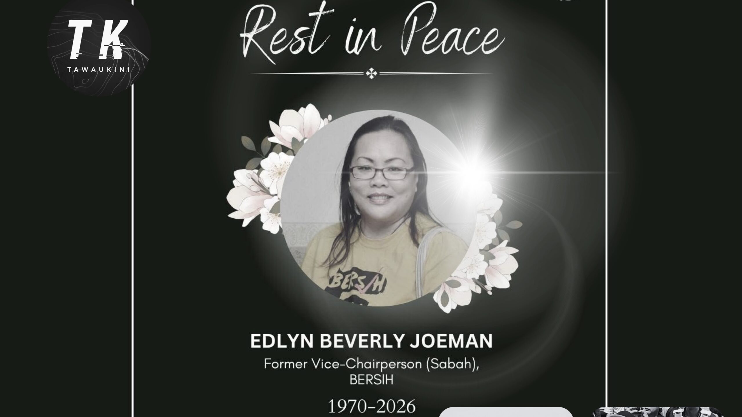 “Terima kasih Bev” – Beverly Joeman hembus nafas terakhir, Sabah kehilangan aktivis yang cekal dalam perjuangan demokrasi dan masyarakat