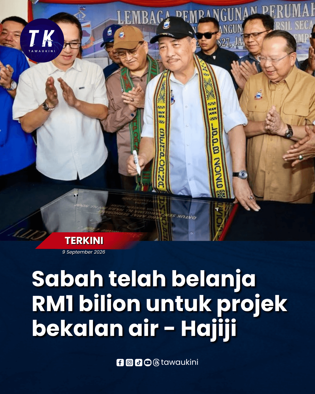 Sabah telah belanja RM1 bilion untuk projek bekalan air – Hajiji