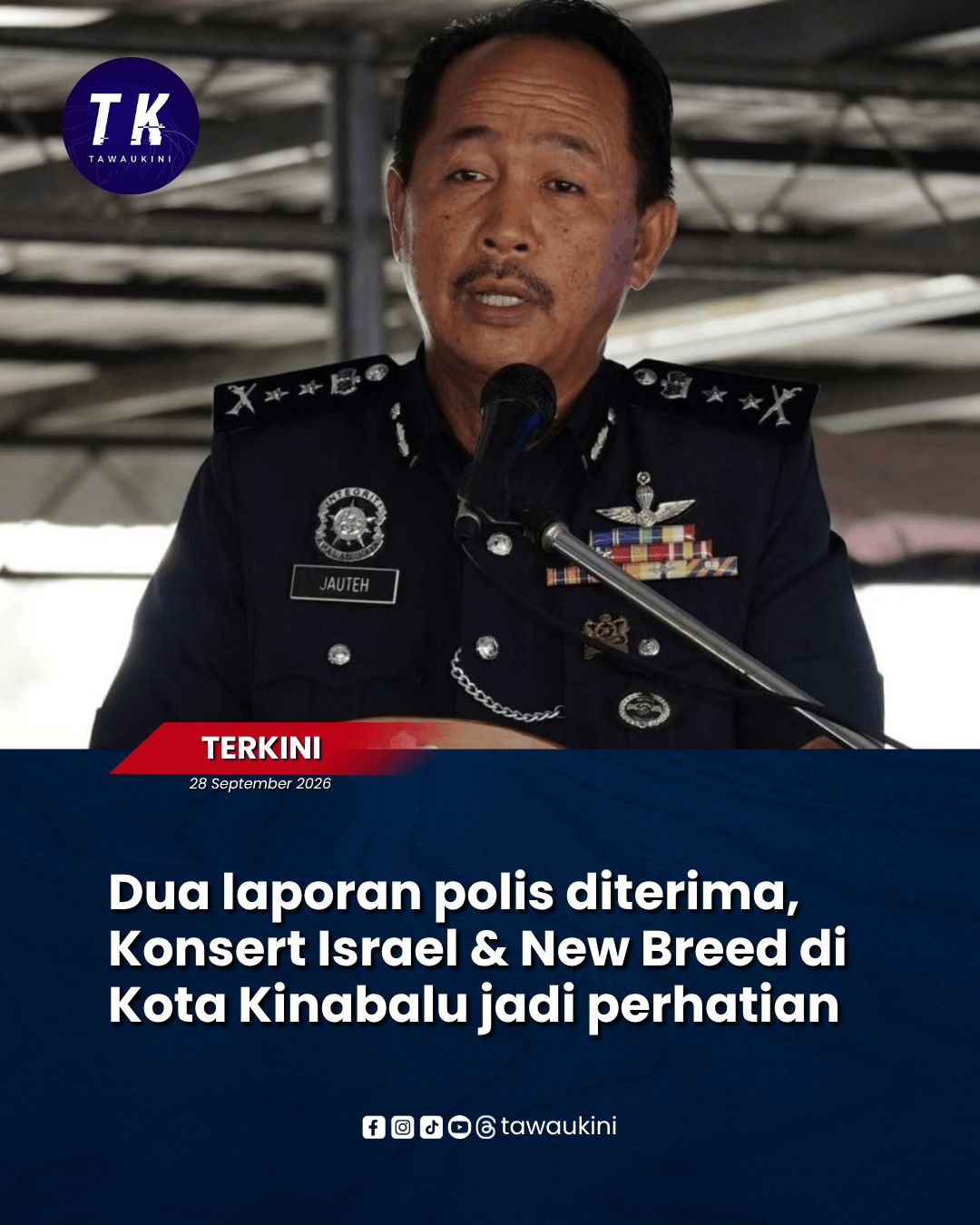 Dua laporan polis diterima, Konsert Israel & New Breed di Kota Kinabalu jadi perhatian