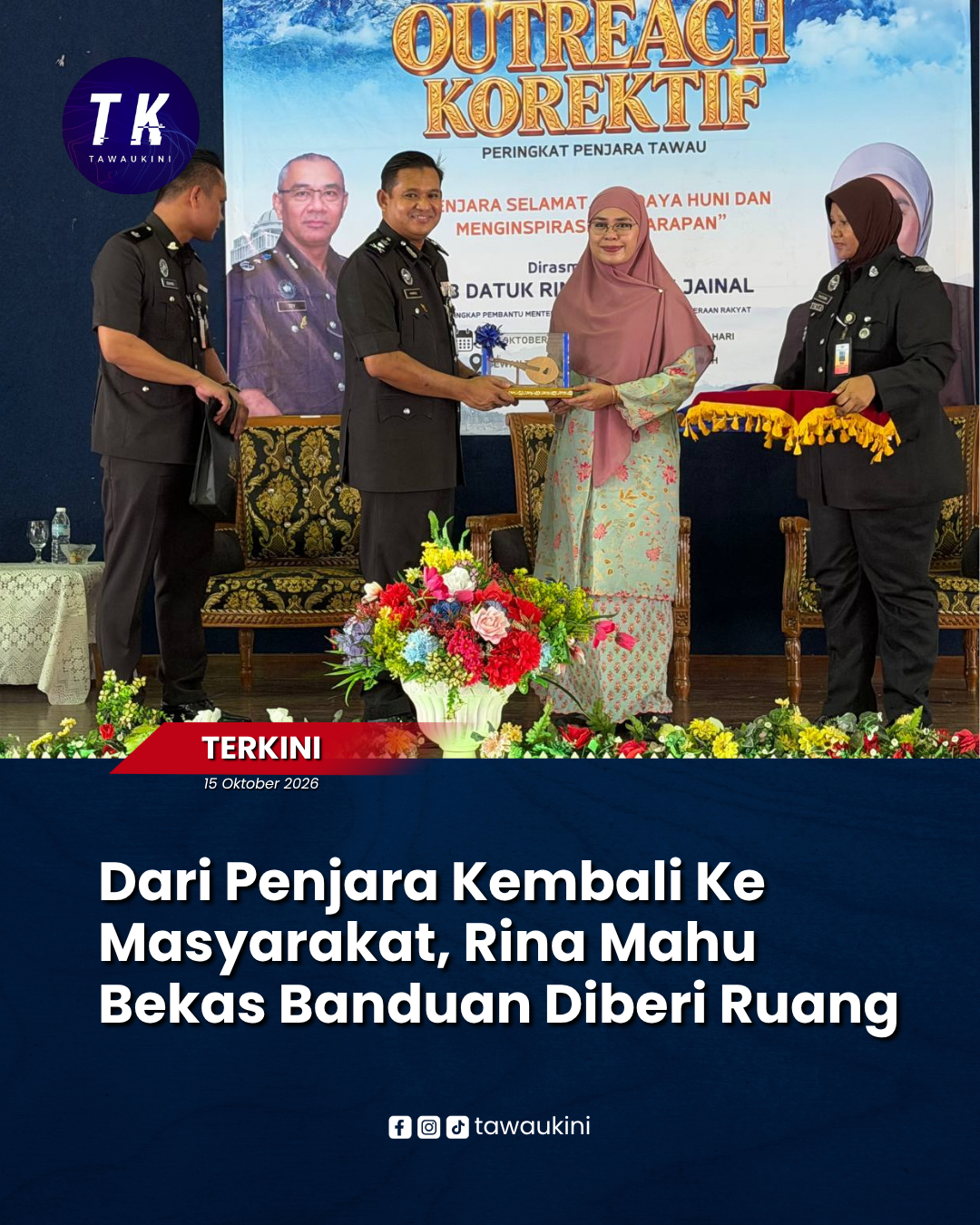Peluang Kedua Bekas Banduan, Rina Seru Masyarakat Henti Prasangka
