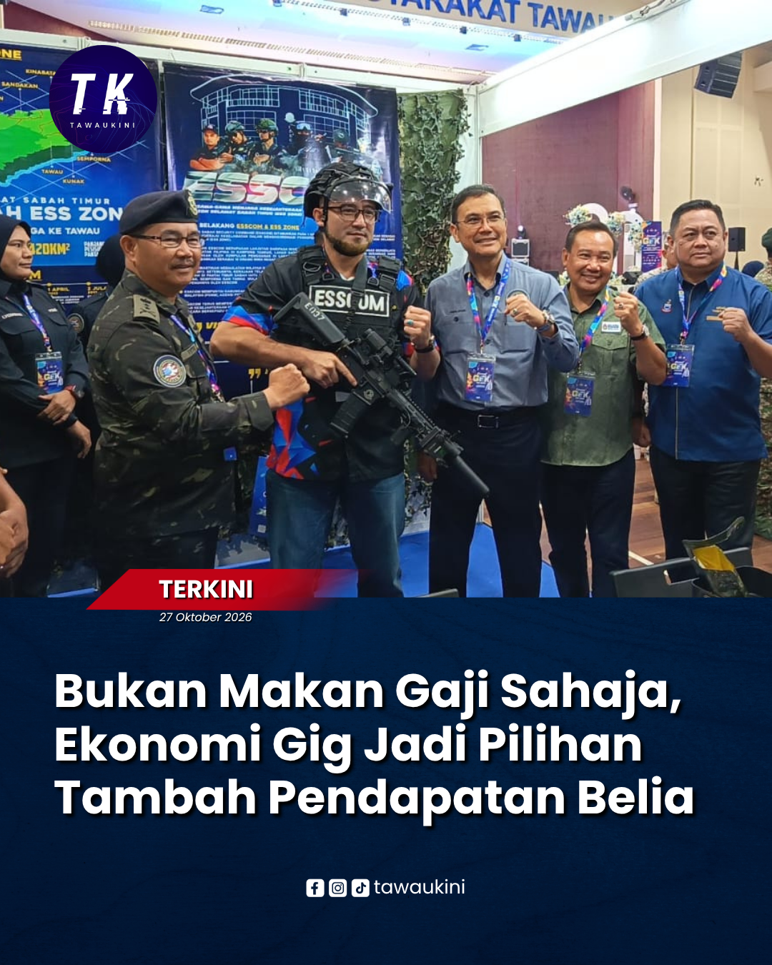 Jangan Tunggu Kerja Makan Gaji, Belia Sabah Digesa Teroka Ekonomi Gig