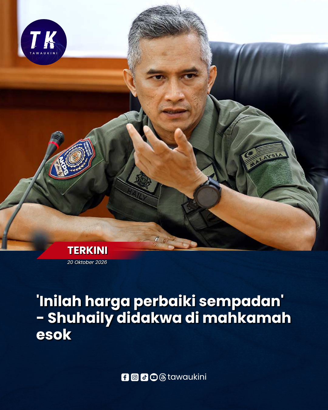 ‘Inilah harga perbaiki sempadan’ – Shuhaily didakwa di mahkamah esok